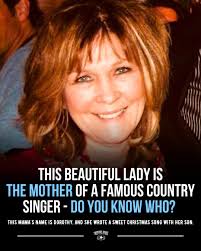 This lovely lady wrote a Christmas song with her country singer son, and  that song inspired a popular series of Hallmark movies. Do you know who her  famous son is? Learn the