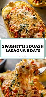 Spaghetti Squash Lasagna In 2020 Cheesy Recipes Spaghetti Squash Lasagna Squash Recipes
