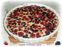 Cuajada Framboises Cassis Chez Vanda Recette Clafoutis Recette Dessert Framboise