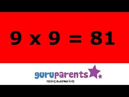 Times Tables Song 9 Youtube Math Videos Times Tables Kids Education
