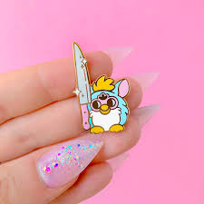 Art Enamel Pins Patches And Accessories Designed For Cute Enthusiasts Inspired By Pop Culture Girl Power And Being Bad Enamel Pins Furby Pin