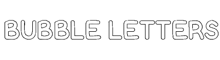 Great for use with cricut, silhouette, procreate, or any scrapbooking or craft project! Bubble Letters Font Ffonts Net