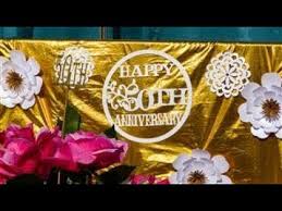 Your 50th wedding anniversary decorations should highlight the venue and make your occasion a landmark in history. 50th Wedding Anniversary Party Decoration Ideas Youtube