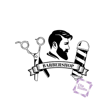 Barber Shop Logo 3 Classic Label Sticker Business Shave Man Etsy Shop Logo Monogram Svg Sticker Labels