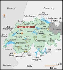 Map of switzerland france and italy. Switzerland Map Borders