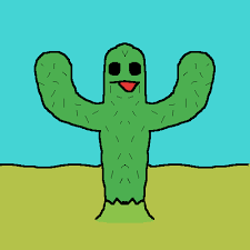 Cacti have numerous anatomical and behavioral adaptations for absorbing and storing water, preventing water loss, protecting themselves from predators, limiting damage from the hot sun, saving their energy, requiring few resources, and attracting pollinators. Pixilart Derpy Cactus By Gabbyrose1010