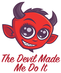 The Devil Made Me Do It Sticker by John Schwegel - Pixels