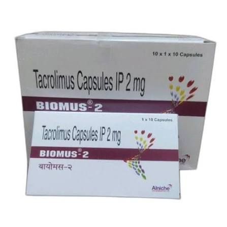 Tacrolimus - 2 Mg Capsules , Cool & Dry Storage Instructions - Specific Drug Formulation at 620.00 INR at Best Price in New Delhi | Radhey Healthcare