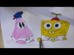 Speed Drawing Spongebob Und Patrick Als Baby Youtube