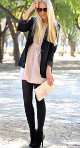 Love The Light Pink Dress With Black Tights And Black Heels Take Off The Jack Wedding Guest Outfit Winter Winter Wedding Outfits Casual Wedding Outfit Guest