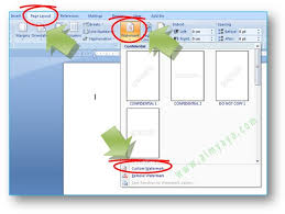 Cara Membuat Tulisan Latar Watermark Di Dokumen Microsoft Word Cara Aimyaya Cara Semua Cara