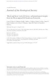 Block and basin' style rift basins: sedimentological insights from the  Mississippian Fell Sandstone Formation