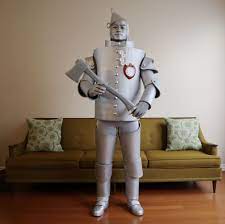 Pair the slate gray long sleeve pj top and pj bottoms with a funnel hat and plastic ax and you have the perfect tin man who can transition from trick or treating to bedtime in a snap! Tinman Costume Diy Costumes Kids Tin Man Halloween Costume Tin Man Costumes