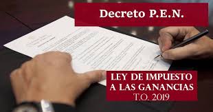 See authoritative translations of impuesto a las ganancias in english with example sentences and audio pronunciations. Decreto 824 19 Ley De Impuesto A Las Ganancias Texto Ordenado 2019 Por Blog Del Contador