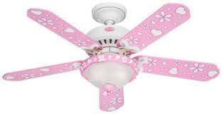 Bedroom Hunter Fan Annabelle 21345 Ceiling Fan White Ceiling Fan Pink Ceiling Fan