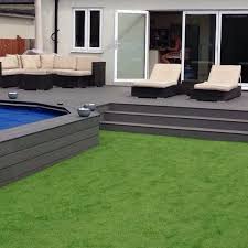 Swimming Pool Wpc Deck Waterproof And More Durable Wpc Wpcdeck Deck Decking Outdoordecking Floor Outdoorflooring Terrasse Pool Verkleidung