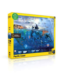 This stunning range of nature jigsaw puzzles from national geographic feature beautiful images from joel sartore's photoark. Jigsaw Puzzles National Geographic Pacific Coast 1000 Piece Jigsaw Puzzle New York Puzzle Company Toys Games