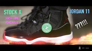 First Time Buying From Stock X My Experience Buying Jordan 11 Breds Youtube