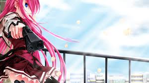 Anime Girls With Weapons HD Wallpaper | 1920x1080 | ID:47127 -  WallpaperVortex.com