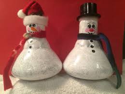 My Snowman Lightbulb Ornaments Made From Recycled Flood Lights Light Bulb Ornaments How To Make Ornaments Christmas Crafts Decorations