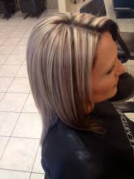 Short Hair Black And Blond Highlights Chunky 3 Tone Highlight And Lowlight Platinum Blonde Hair With Caramel And Black Lowlights Platinum Blonde Hair Hair Highlights Short Hair Highlights