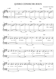 Quero Conhecer Jesus Alessandro Villas Boas Cia Salt Sheet Music For Piano Solo Musescore Com