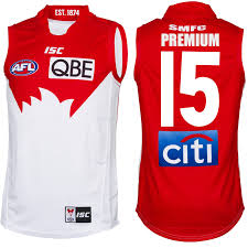 Sydney swans 2019 afl adults mens home guernsey. Personalised Sydney Swans Jerseys