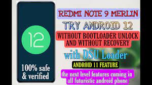 For domestic sim unlockable (dsu) devices launched after february 2015, sprint will automatically unlock the device when it becomes . Android 12 Gsi In Redmi Note 9 Redmi 10x 4g Without Bootloader Unlock Dsu Loader Use Full Explain Youtube