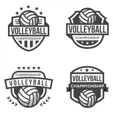 Download Download Four Logos For Volleyball For Free Volleyball Logos Volleyball Designs