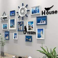 Collection by sara lipscomb • last updated 8 days ago. Great Hearted Blue White Wall Hanging Photo Frame Container 1 Set Picture Frames Wall For Home Wall Decor Wood Pcture Frames Frame Aliexpress