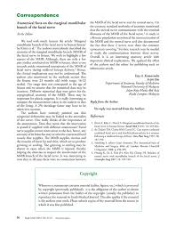 129 (download all articles from this journal in csv format.) Anatomical Facts On The Marginal Mandibular Branch Of The Facial Nerve Saudi Medical Journal