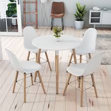 Nous rassemblons des dizaines d'articles appréciez nos prix imbattables et nos super points. Ensemble Table Ronde Rimma 4 Chaises Blanches Scandinaves Dip