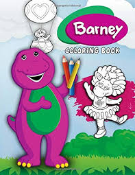 Cartoon coloring pages for kids. Barney Coloring Book Coloring Books For Adults Barney With Crayons Saunders Cayden 9798636463214 Amazon Com Books