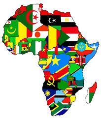 Flags Of African Countres Africa Map Art Print By Mamatgaye X Small Africa Map African Map Map Art