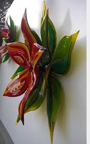 Our artisans put passion and great effort on each handmade glass piece, hand paint patterns create a unique and unrepeatable piece each time. Floral Glass Art Hand Blown Glass Art Glass Artwork Stained Glass Flowers