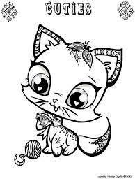 These alphabet coloring sheets will help little ones identify uppercase and lowercase versions of each letter. Cuties Coloring Pages Free Printable Cuties Coloring Pages