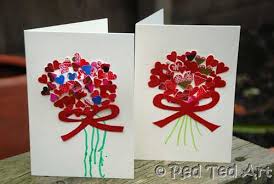One of the most fun valentine's day crafts for kids can be making valentine's day cards. Kids Craft Valentine S Handprints Cards Red Ted Art Make Crafting With Kids Easy Fun