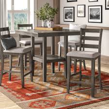 It has gray chairs and a lovely chandelier. Wayfair Grey Kitchen Dining Room Sets Tables You Ll Love In 2021
