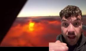 The sun ducked behind the clouds before it was at the right angle but I  think it still made for a nice show.