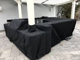 Reinforced for the top of the egg & dome & all have straps to hold snug. Outdoor Kitchen Cover Custom Covers Grillwraps Cove Point Covers