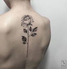 Others go for this kind of body art to hide or divert people's eyes from. Dotwork Rose Spine Tattoo Amazing Tattoo Ideas
