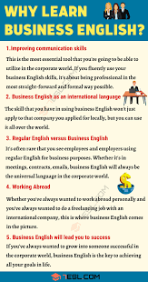 What Is Business English The Importance Of Learning Business English 7 E S L Learn Business Learn English Improve Communication Skills