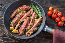 Beef Steak In The Frying Pan In 2020 Beef Steak Food I Foods