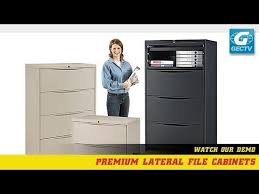 Global office 5 drawer lateral file cabinet. Premium Lateral File Cabinets Youtube