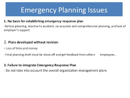 This bulletin includes a sample emergency response plan to give you a better idea what your procedures should include. Osha Emergency Response Plan