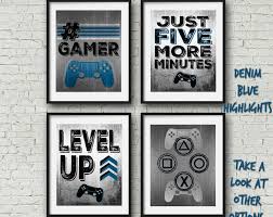 Nintendo Four Piece Video Game Controller Paintings Set Video Game Art Hand Painted Custom Colors Custom Wall Art Video Game Decor Game Room Wall Art Boys Game Room Gamer Room