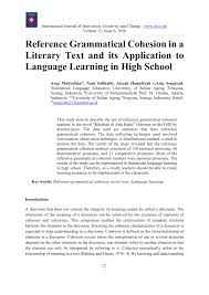 Metode pertama yang dapat digunakan untuk melihat chat whatsapp yang sudah di hapus pada iphone bisa melalui iclouds. Pdf Reference Grammatical Cohesion In A Literary Text And Its Application To Language Learning In High School