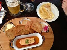 cheese sinked in the beer with fried