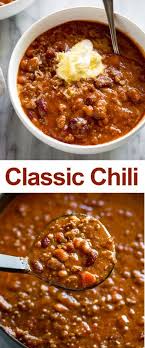 Classic Homemade Chili Recipe Homemade Chili Recipe Homemade Chili Easy Homemade Chili