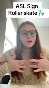 Sign Language Comedian Roller Skate